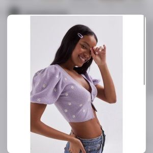 FOR LOVE AND LEMONS CROPT TOP